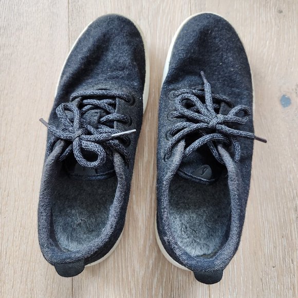 Allbirds Women's Wool Runners (merino wool comfy sneakers) US8 grey gray - Picture 2 of 6
